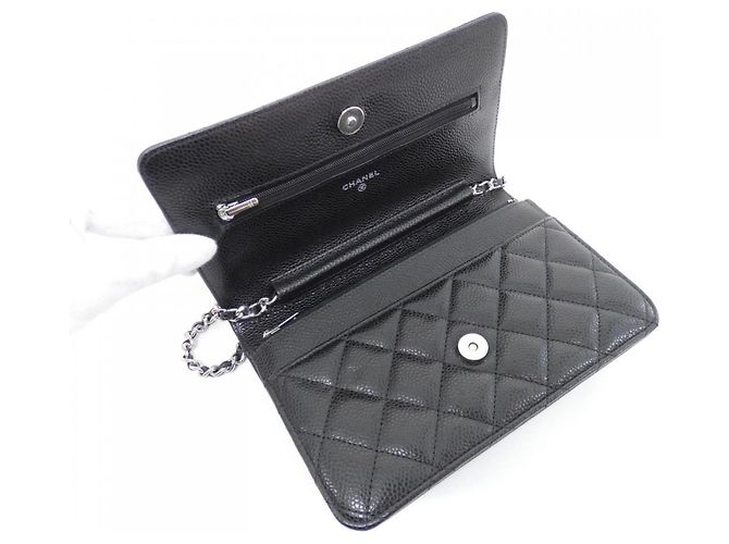 Portafoglio con catena Chanel Timeless Classic Line Nero - vista 6