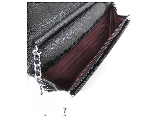 Portafoglio con catena Chanel Timeless Classic Line Nero - vista 7
