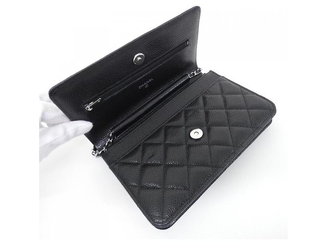 Catena per portafoglio Chanel Timeless Classic AP0250 Nero - vista 7