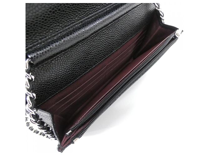 Catena per portafoglio Chanel Timeless Classic AP0250 Nero - vista 9