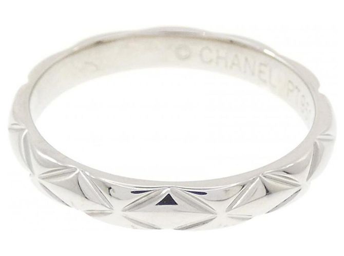 Chanel Matelassé Platinum Band Ring - Ansicht 2