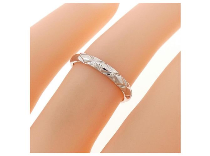 Chanel Matelassé Platinum Band Ring - Ansicht 4