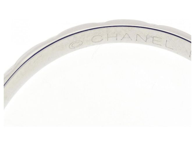 Anello Chanel Matelassé in Platino - vista 3