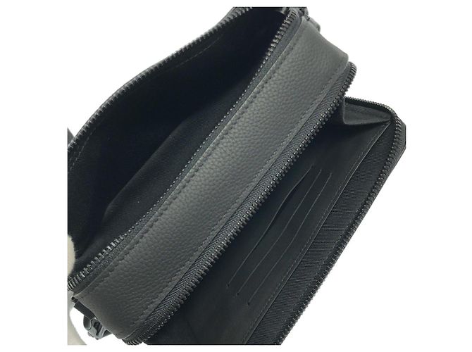 Portafoglio da Collo Louis Vuitton LV Aerogram Alpha Nero - vista 7