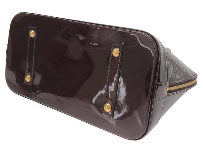 Borsa Louis Vuitton Vernis Alma GM Bordò - vista 2