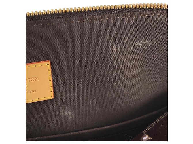 Borsa Louis Vuitton Vernis Alma GM Bordò - vista 8