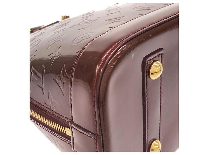 Borsa Louis Vuitton Vernis Alma PM Rosso - vista 2