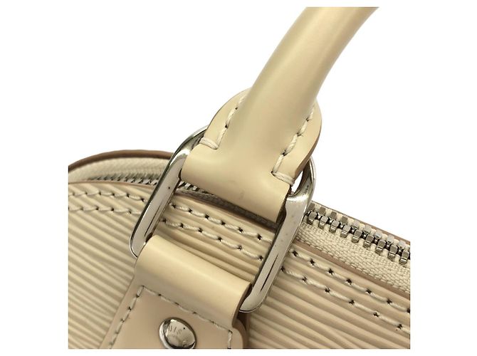 Borsa Louis Vuitton Epi Alma BB Beige - vista 5