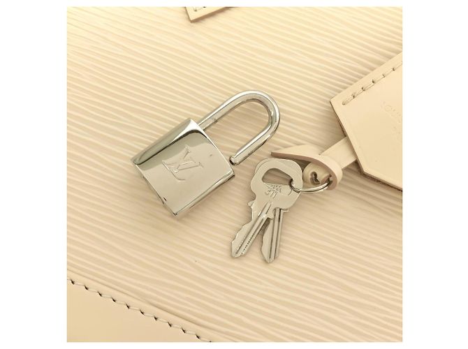 Borsa Louis Vuitton Epi Alma BB Beige - vista 8