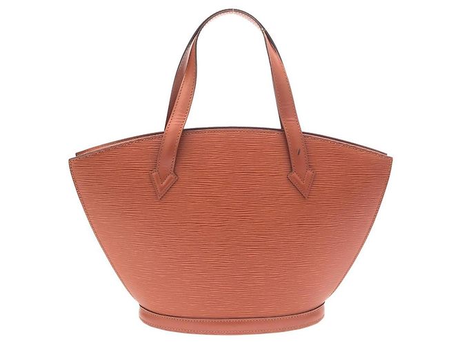 Borsa Louis Vuitton Epi Saint Jacques Marrone - vista 2
