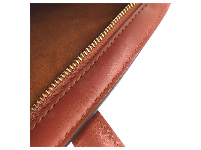 Borsa Louis Vuitton Epi Saint Jacques Marrone - vista 7