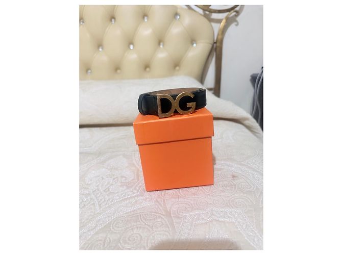 Dolce & Gabbana DG Ledergürtel - Schwarz - Ansicht 2