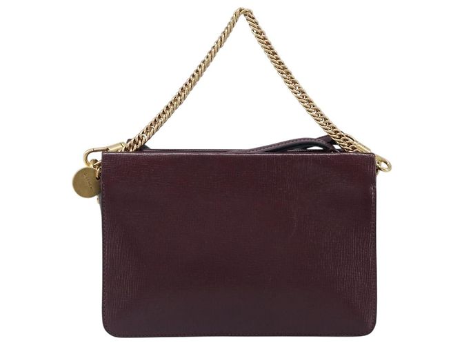 Givenchy Cross 3 Leather Small Bordò - vista 2