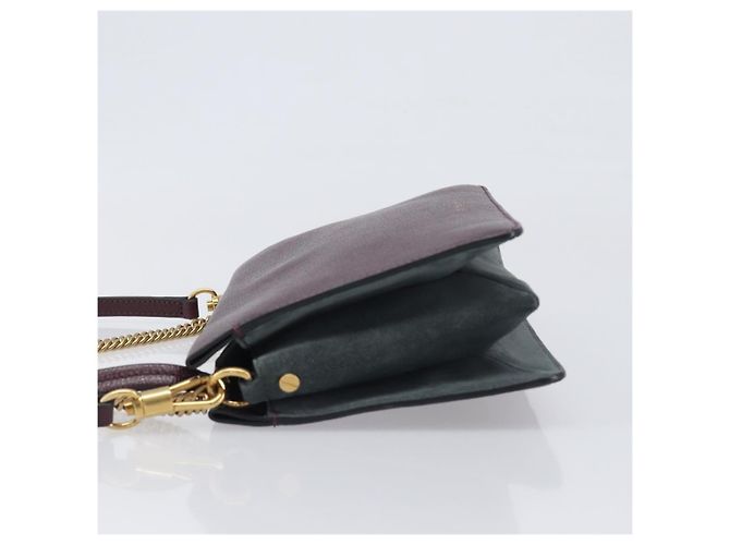 Givenchy Cross 3 Leather Small Bordò - vista 4