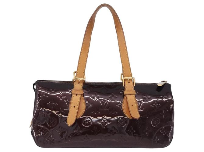 Louis Vuitton Rosewood Avenue Monogram Vernis Bordò - vista 2