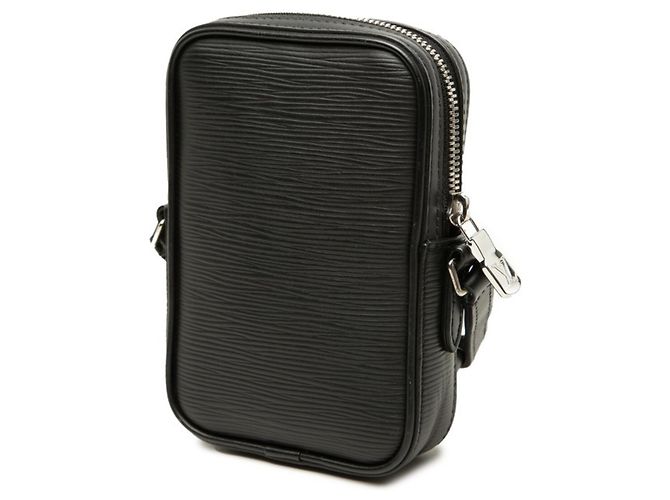 Borsa a tracolla Louis Vuitton Epi LV Circle Danube PM Nero - vista 2
