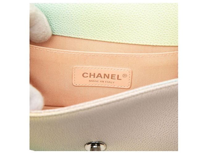 Borsa a tracolla Chanel Boy Chain Multicolore - vista 5