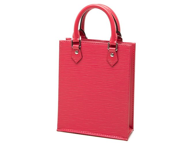 Borsa Louis Vuitton Epi Petite Sac Plat Rosa - vista 2
