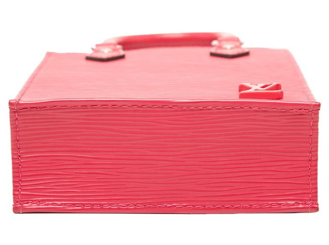 Borsa Louis Vuitton Epi Petite Sac Plat Rosa - vista 3