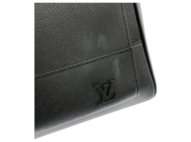 Zaino Louis Vuitton Taiga Adrian Nero - vista 4