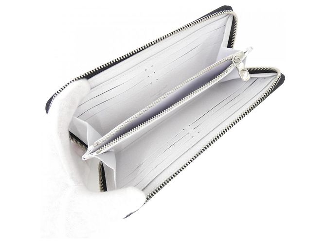 Cartera Zippy Louis Vuitton Taiga Rama Blanco - vista 5