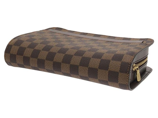 Bolso de mano Louis Vuitton Damier Saint Castaño - vista 3