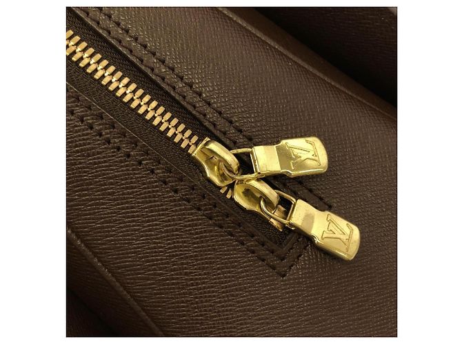 Borsa Louis Vuitton Damier Triana Marrone - vista 4