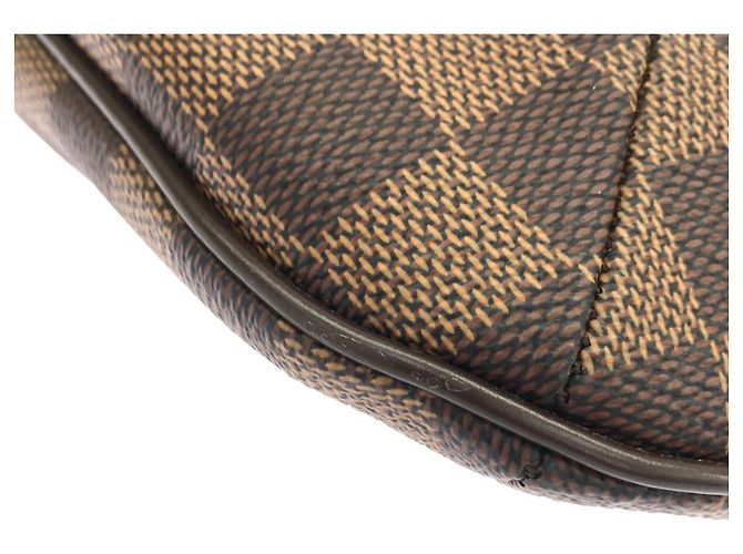 Borsa a tracolla Louis Vuitton Damier Bloomsbury PM Marrone - vista 3