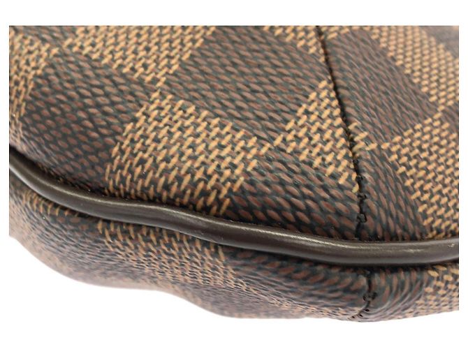 Borsa a tracolla Louis Vuitton Damier Bloomsbury PM Marrone - vista 4