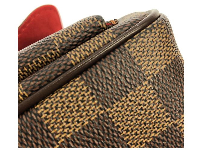 Borsa a tracolla Louis Vuitton Damier Ravello GM Marrone - vista 3
