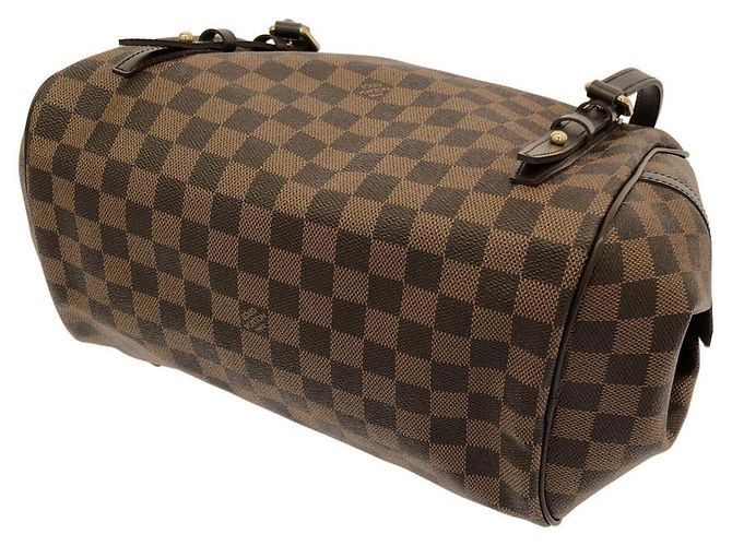 Borsa a tracolla Louis Vuitton Damier Rivington GM Marrone - vista 3