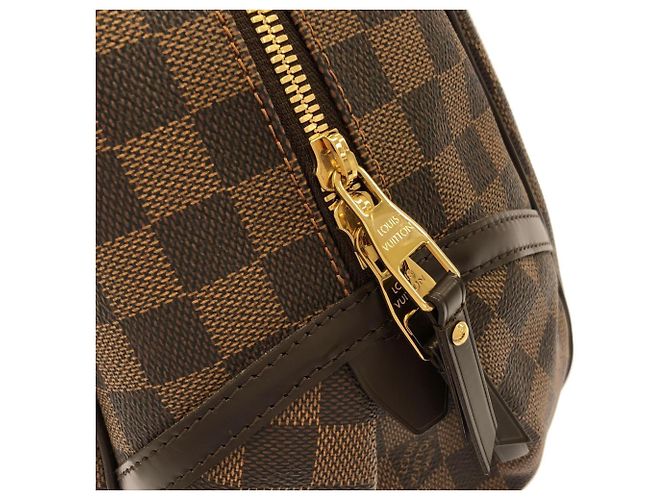 Borsa a tracolla Louis Vuitton Damier Rivington GM Marrone - vista 5