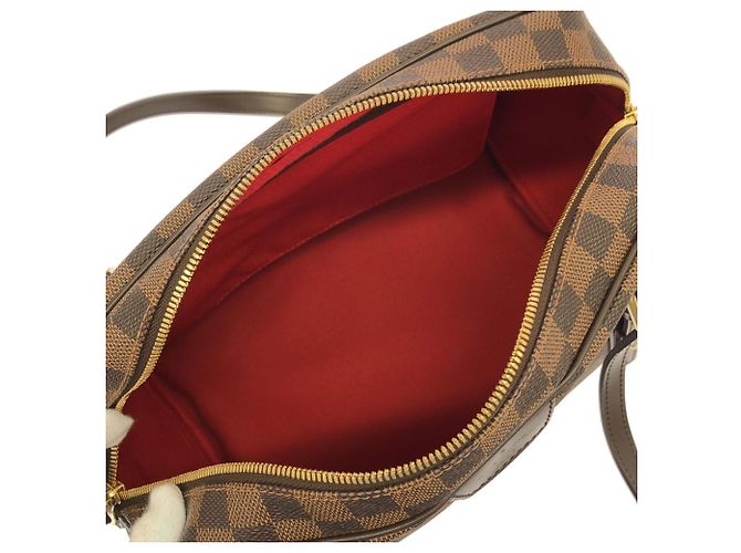 Borsa a tracolla Louis Vuitton Damier Rivington GM Marrone - vista 7