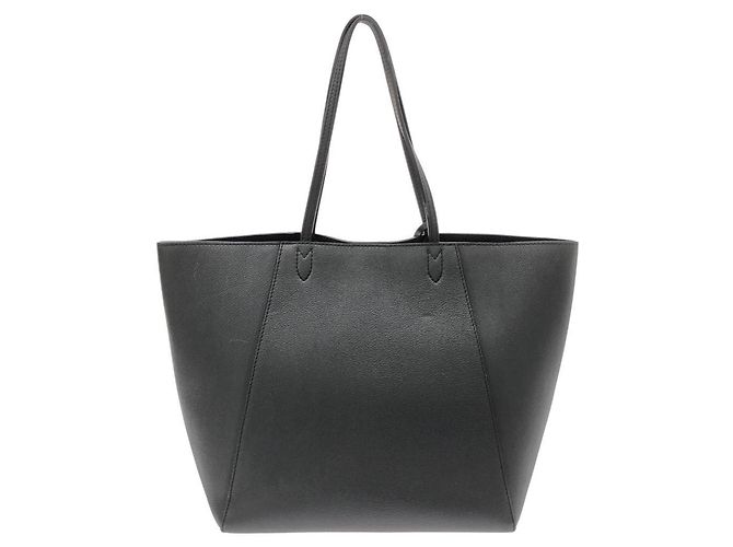 Borsa Louis Vuitton Taurillon Lockme Cabas Nero - vista 2