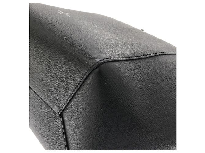 Borsa Louis Vuitton Taurillon Lockme Cabas Nero - vista 3