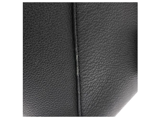 Borsa Louis Vuitton Taurillon Lockme Cabas Nero - vista 6