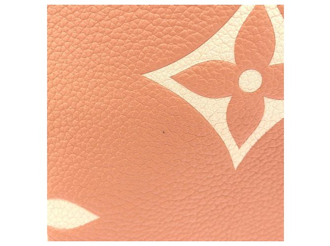 Borsa Louis Vuitton Monogram Empreinte OnTheGo MM Marrone Rosa - vista 4