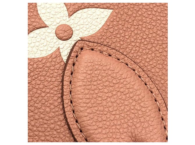 Borsa Louis Vuitton Monogram Empreinte OnTheGo MM Marrone Rosa - vista 6