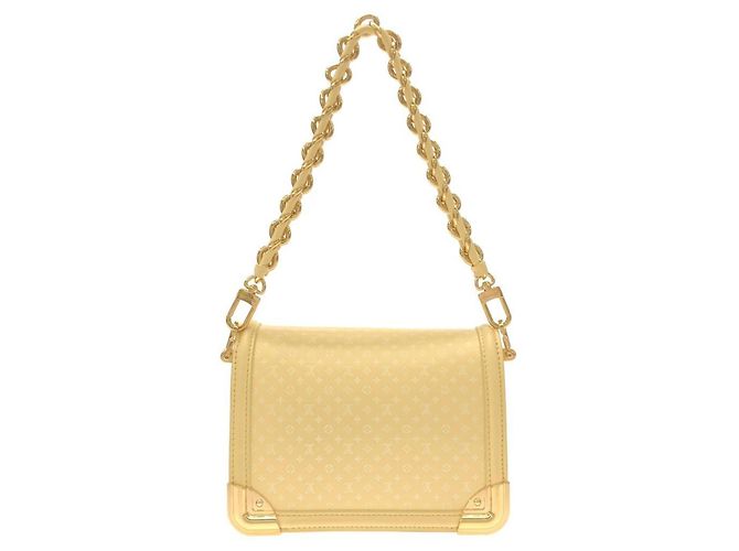 Borsa a spalla MINI Louis Vuitton Nanogram Dauphine Giallo - vista 2
