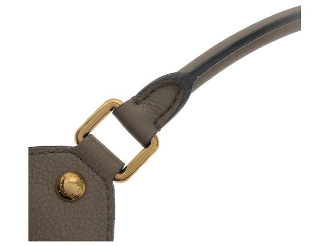 Borsa Louis Vuitton Mahina L Beige - vista 6