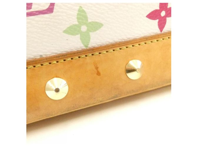 Louis Vuitton Multicolor Alma PM Handtasche Weiß Mehrfarben - Ansicht 4