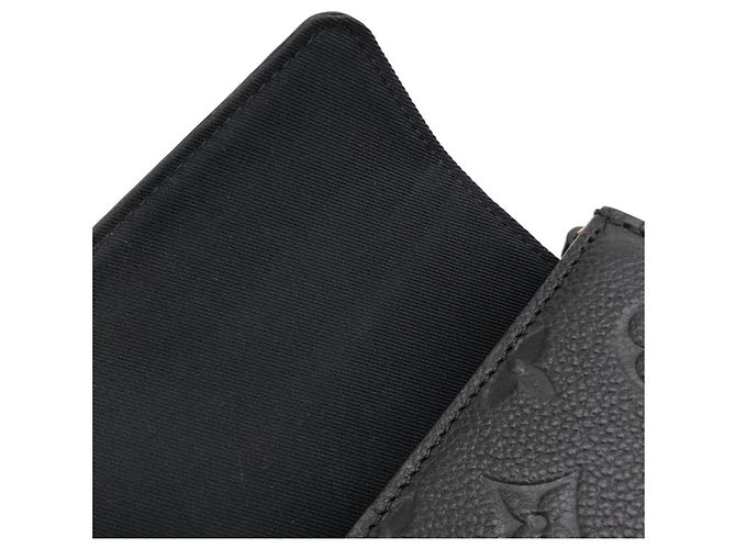Borsa a tracolla Louis Vuitton Monogram Empreinte Wallet on Chain Métis Nero - vista 7
