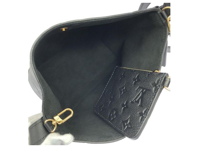 Borsa Louis Vuitton Monogram Empreinte All In BB Nero - vista 7