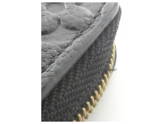 Louis Vuitton Monogram Empreinte Zippy Coin Purse M60574 Negro - vista 4