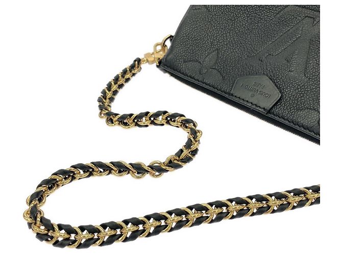 Louis Vuitton Monogram Empreinte Multi Pochette Accessoires Nero - vista 6