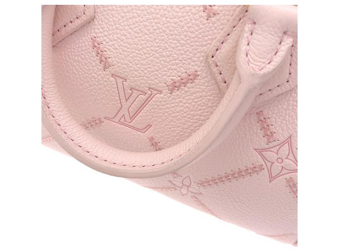 Borsa Boston Louis Vuitton Monogram Empreinte Speedy Bandoulière Rosa - vista 5