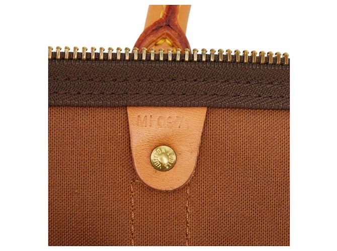 Borsa Boston Louis Vuitton Monogram Keepall 55 Marrone - vista 11