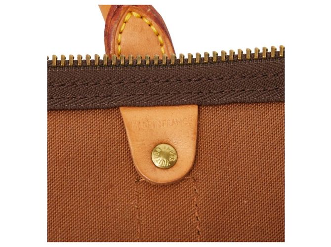Borsa Boston Louis Vuitton Monogram Keepall 55 Marrone - vista 12