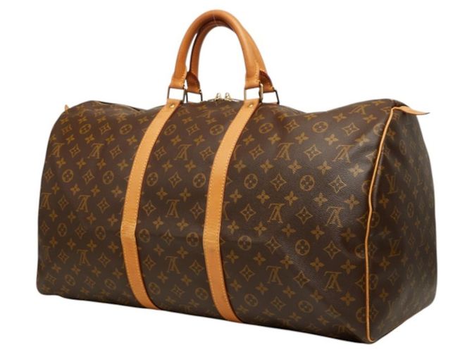 Borsa Boston Louis Vuitton Monogram Keepall 55 Marrone - vista 2