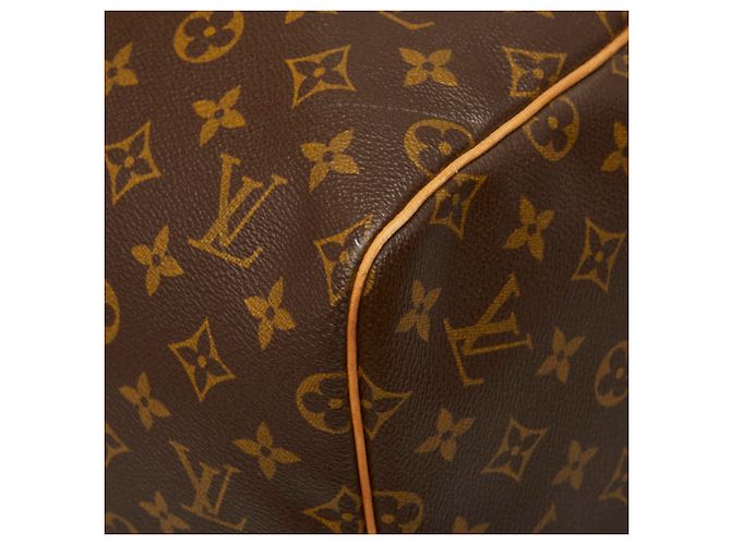Borsa Boston Louis Vuitton Monogram Keepall 55 Marrone - vista 4